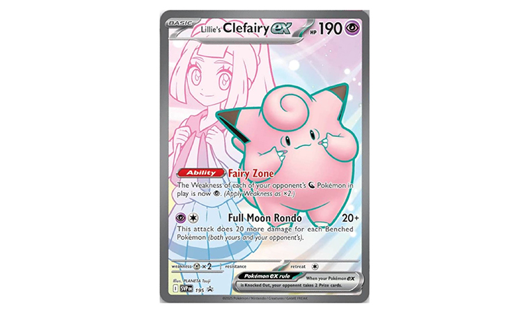 Lillie's Clefairy ex - Great to Pair With Psychic-Type Attackers and Weaken Opposing Dragon Types