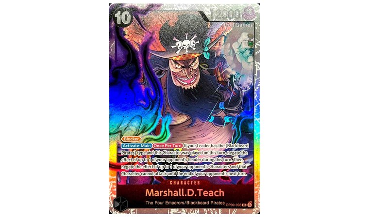 Marshall D. Teach OP09-093 - Best Endgame Control