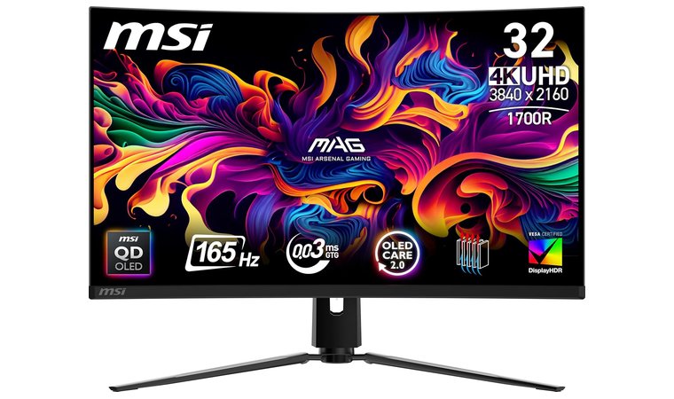 MSI MAG 321CUP - Best 32-Inch 4K OLED Monitor for Immersive Gaming and Visual Clarity