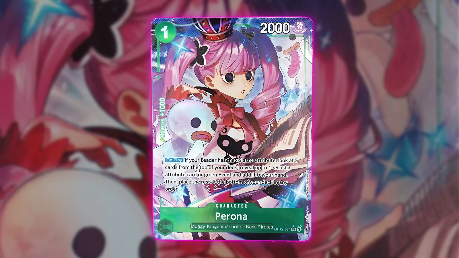 Perona OP12-034 One Piece card - Best Early-Game Consistency