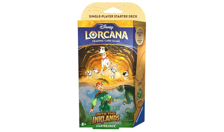 Into the Inklands – Amber & Emerald Starter Deck - Flexible Gameplay Deck