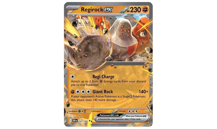 Regirock ex - Great Bulk & Quick Energy Scaling