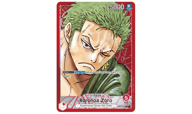 Roronoa Zoro OP01-001 - Best Aggressive Leader
