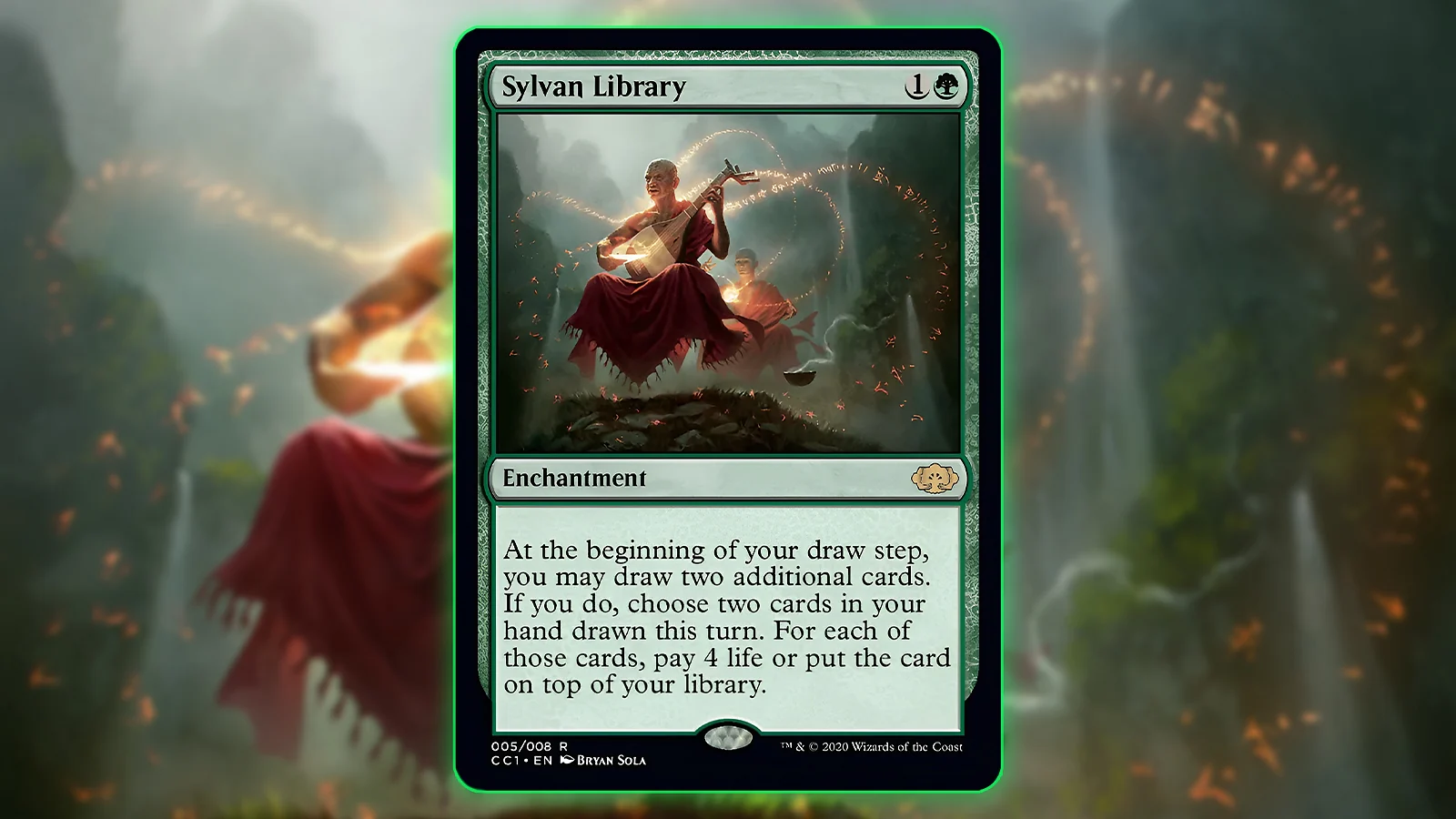 Sylvan Library card - Best Card Selection MTG Commander Staple