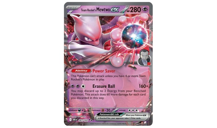 Team Rocket's Mewtwo ex - Top Collector’s Chase & Strong Psychic Attacker