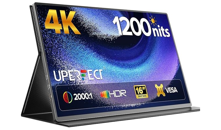 UPERFECT Portable Monitor 4K 16" 16006DD - Best 4K Portable Gaming Monitor