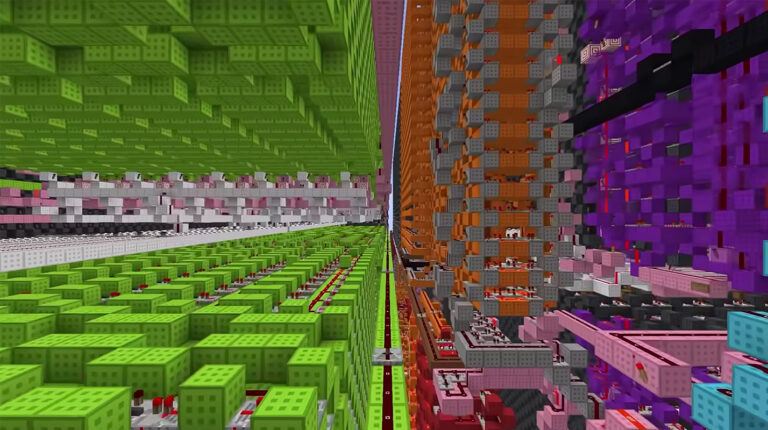 YouTuber Spends Months Building a 400 Million Block ChatBot in Minecraft That Takes Hours to Respond