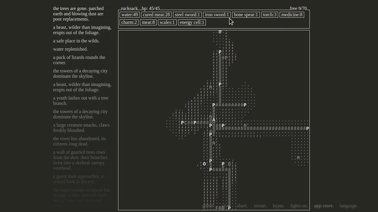 A Dark Room - Best Narrative Idle Mystery