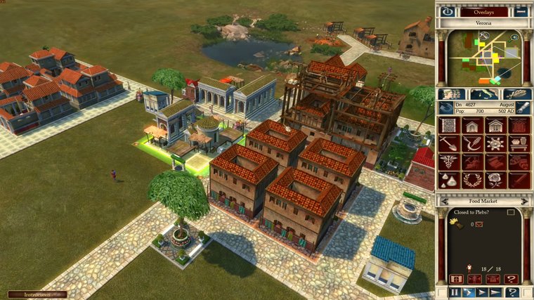 Caesar IV - Roman City Building With Survival Challenges