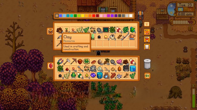 Clay Recipes in Stardew Valley