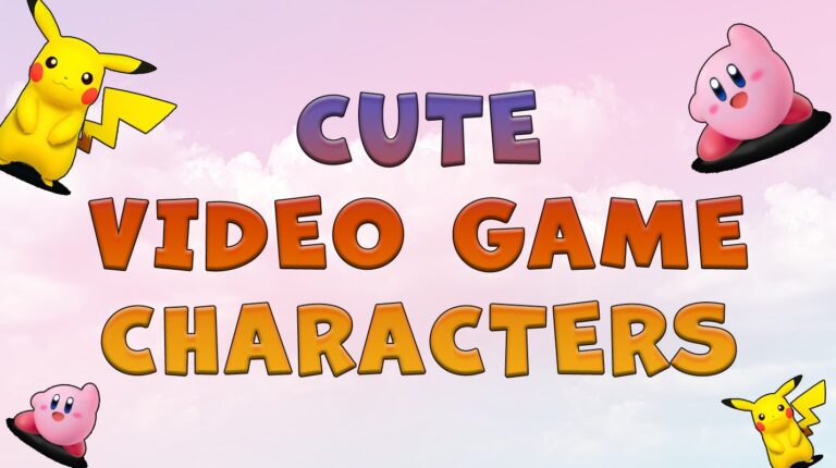 The Cutest Video Game Characters You Need to Know About