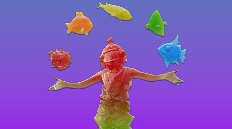 Gummy Fishstick - Best for Creepy-Cute Candy Lovers