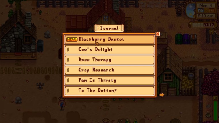 How To Trigger the Blackberry Basket Quest