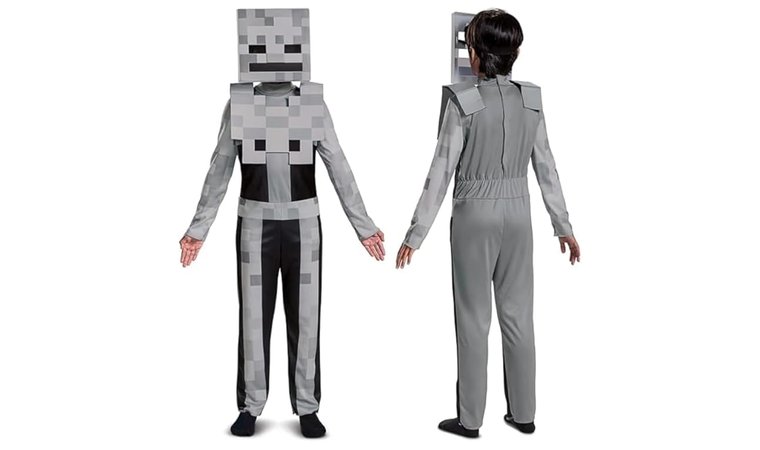 Minecraft Classic Skeleton Costume - The Essential Blocky Spook