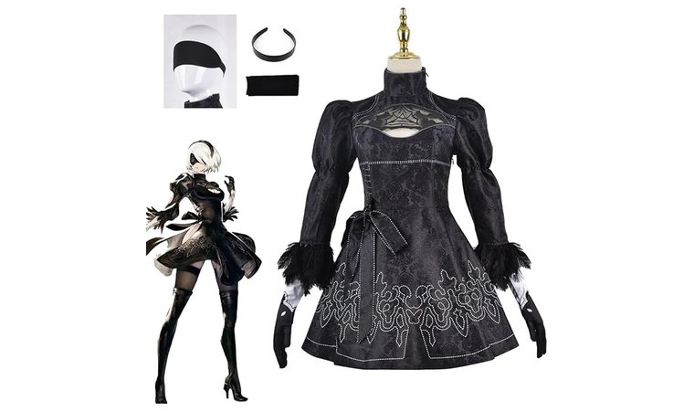 Nier Automata 2B Costume - The Icon of Elegance and Edgy Sci-Fi