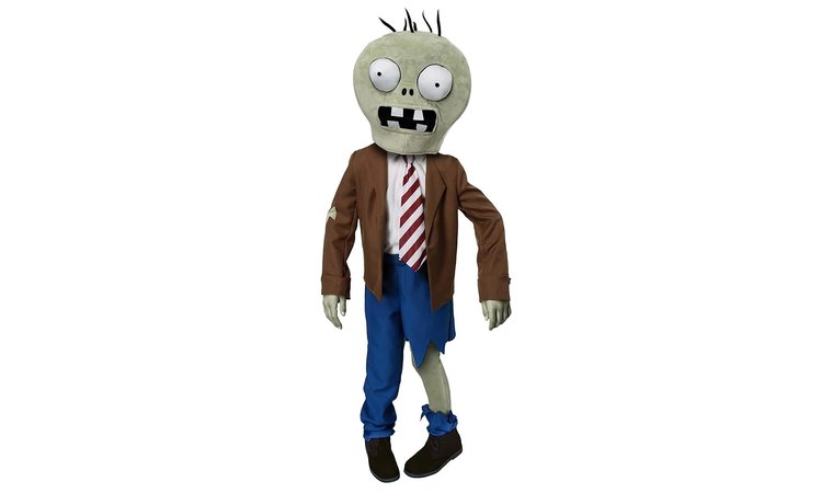 Plants Vs Zombies Zombie Halloween Costume - The Comical, Brains-Obsessed Threat