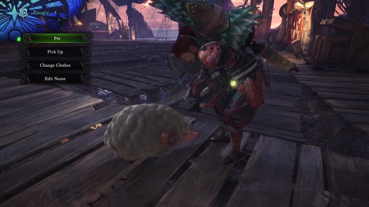 Poogie: The Adorable Pig from Monster Hunter