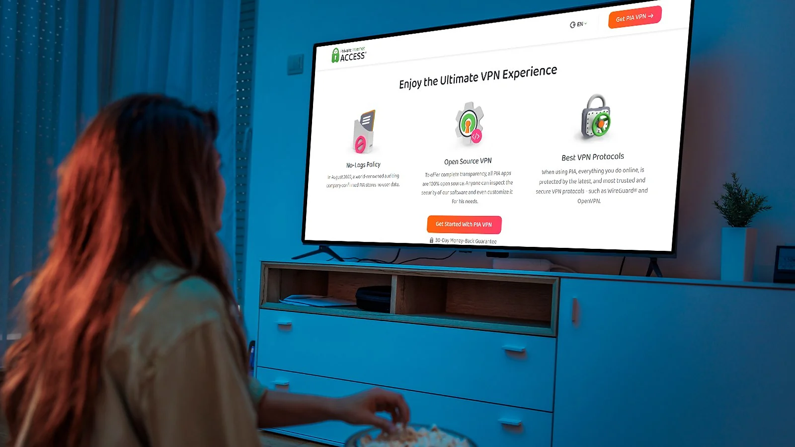 Private Internet Access (PIA) - Best for High-Bandwidth Streaming