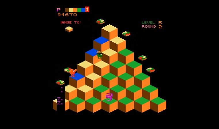 Q*bert  - The Pyramid-Hopping Puzzle That Redefined Arcade Creativity