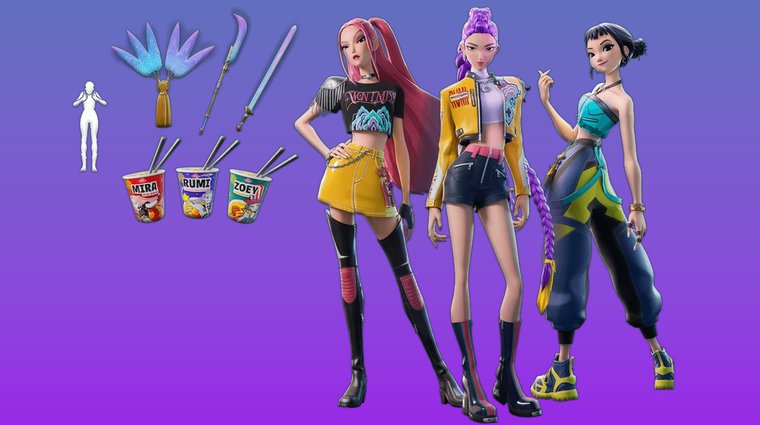 Rumi, Mira and Zoey (K-Pop) - Best for Stylish Squad Goals