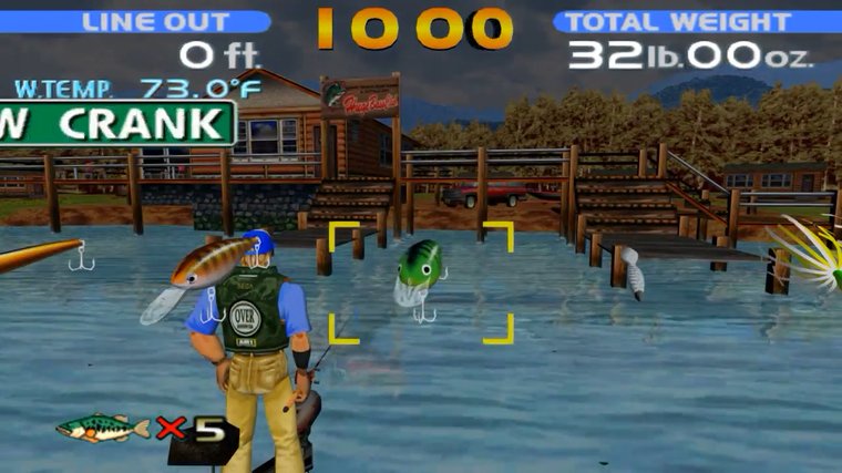 SEGA Bass Fishing - The Arcade Classic Bass Fishing Thrill