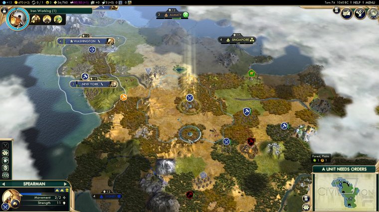 Sid Meier’s Civilization V - Best video game for kids for building and managing historical civilizations