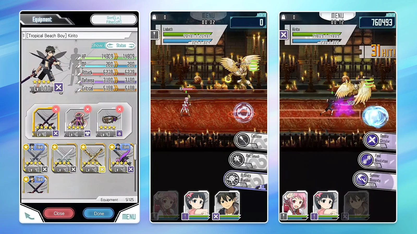 Sword Art Online: Memory Defrag  - The Mobile Side-Scroller
