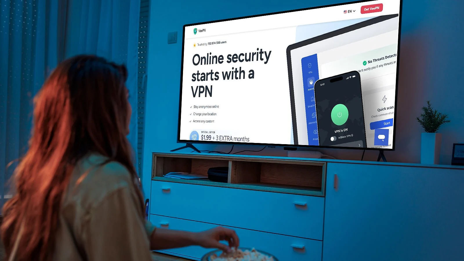 VeePN - Budget VPN for HD Streaming