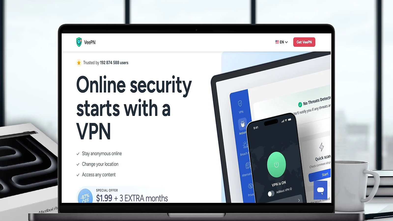 VeePN - Budget VPN for Mac