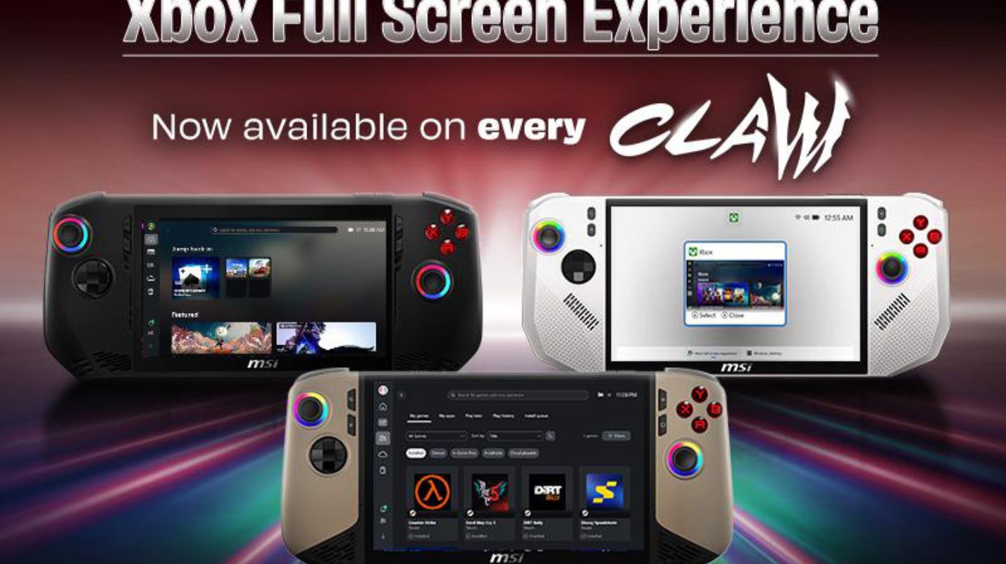 MSI Expands Xbox Full Screen Experience Support Across All Claw