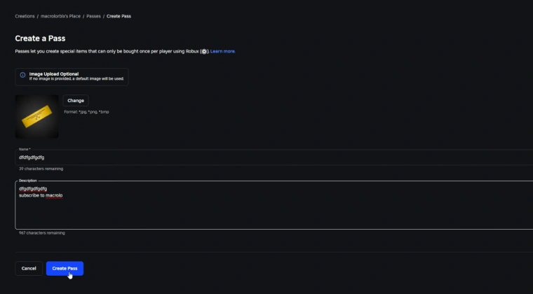 Website page displayed in a dark theme