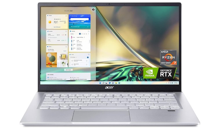 Acer Swift X - Best Lightweight Music Production Laptop with Discrete GPU and Quiet Operation