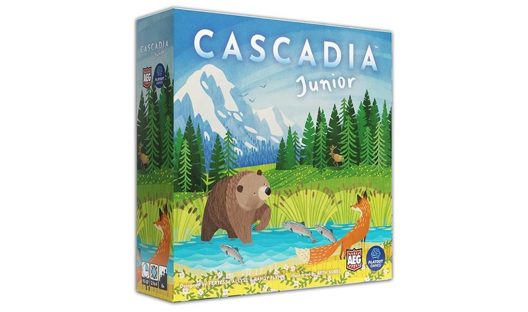 Cascadia Junior Board Game - Nature, Strategy, and Family Harmony