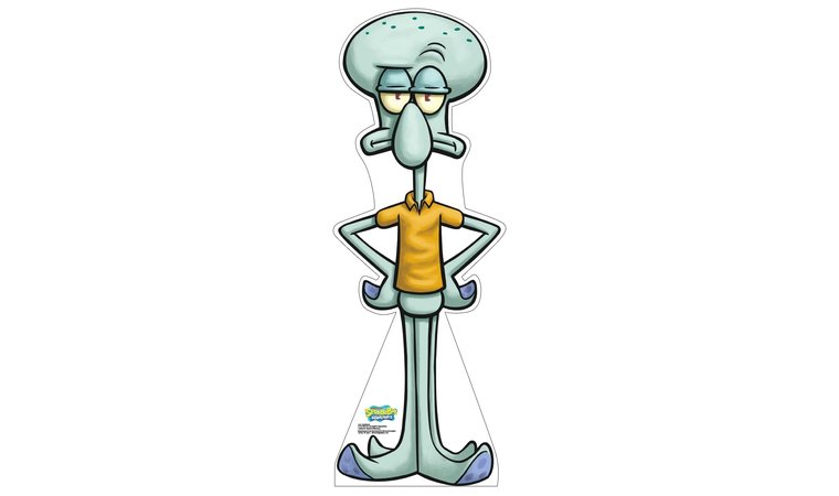 Squidward Cardboard Cutout