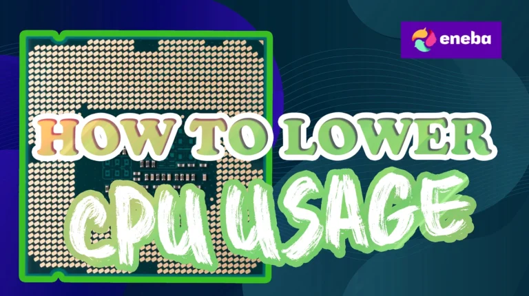 How to Lower CPU Usage