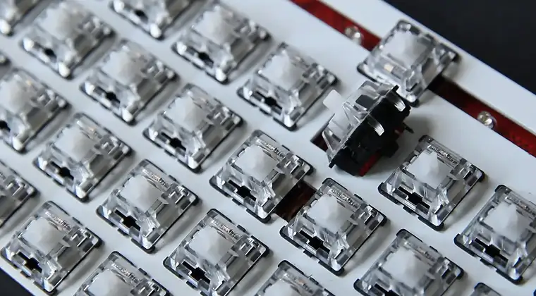 Keyboards with mechanical switches installed