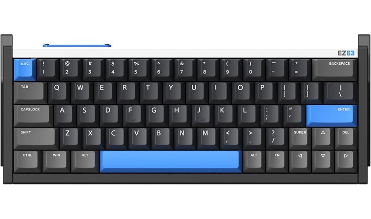 IQUNIX EZ63 - Best Magnetic Switch Keyboard for Custom Typing and Gaming Balance