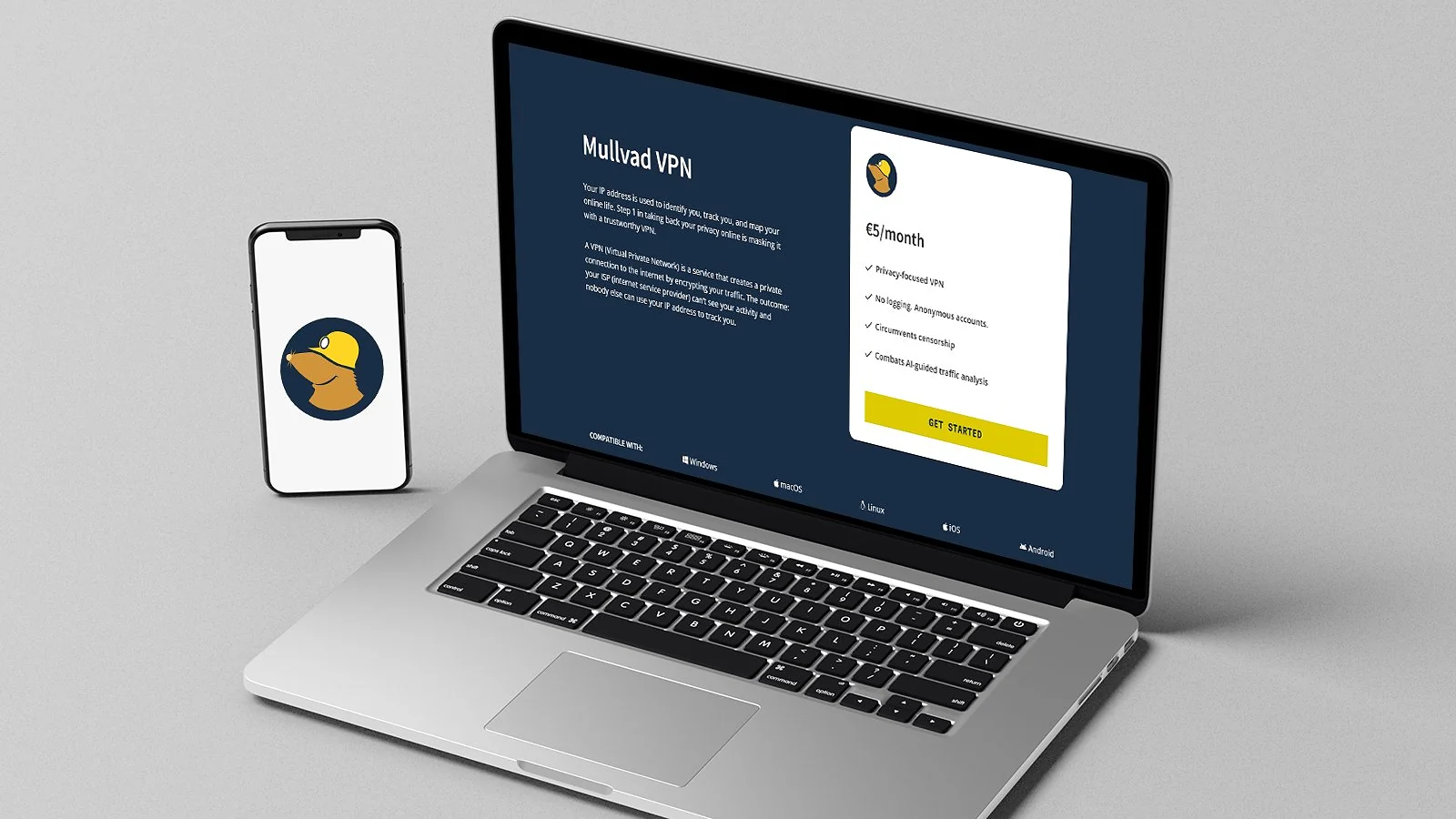 Mullvad - Anonymous Multi-Device VPN