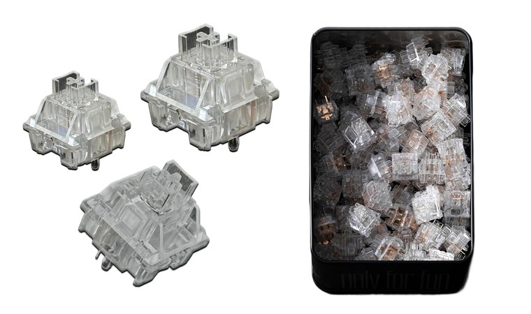Outemu Honey Peach Switches - Best Silent Linear Switch for Quiet Builds