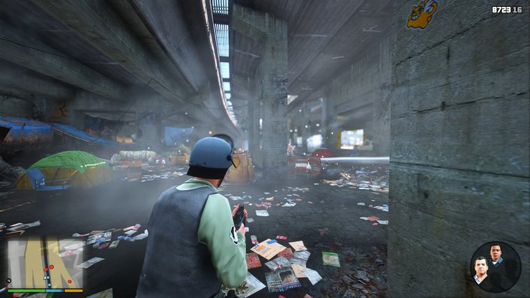 GTA V - The Big Score mission.