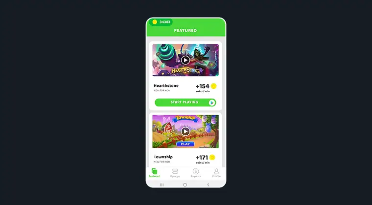 cash’em all app view