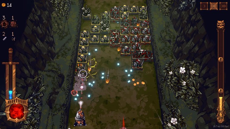 Ball x Pit stage one shooting at a lot of enemies.