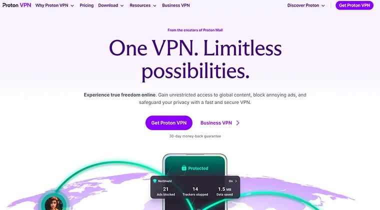 Proton VPN - Best for Swiss-Grade Privacy