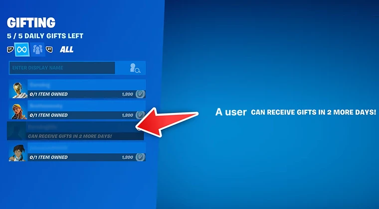 Game interface with a list of player usernames displayed on the left side