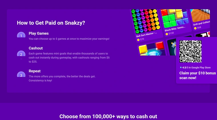 Snakzy website