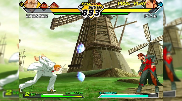 Capcom Fighting Collection 2 - Kyosuke versus Vice.