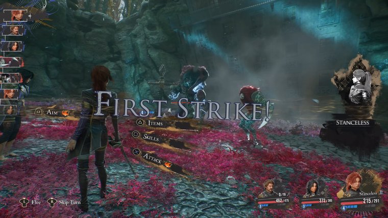 Clair Obscur: Expedition 33 combat scene.