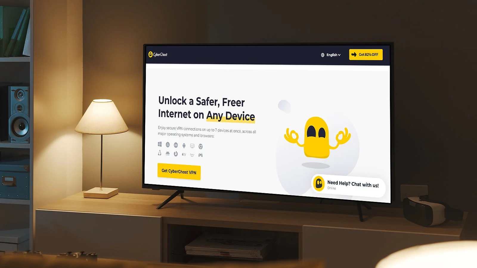 CyberGhost VPN - Best Budget VPN for Firestick UK