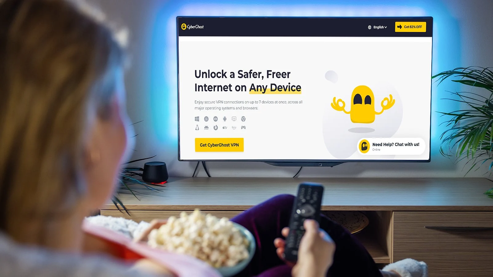CyberGhost VPN - Best Budget VPN for Netflix UK