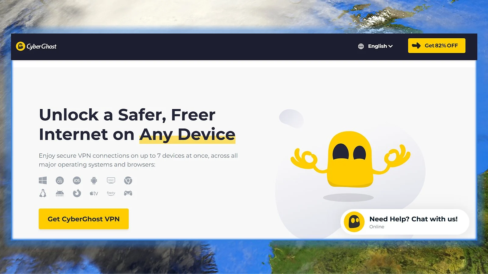 CyberGhost VPN - Best UK VPN for Streaming and Ease of Use